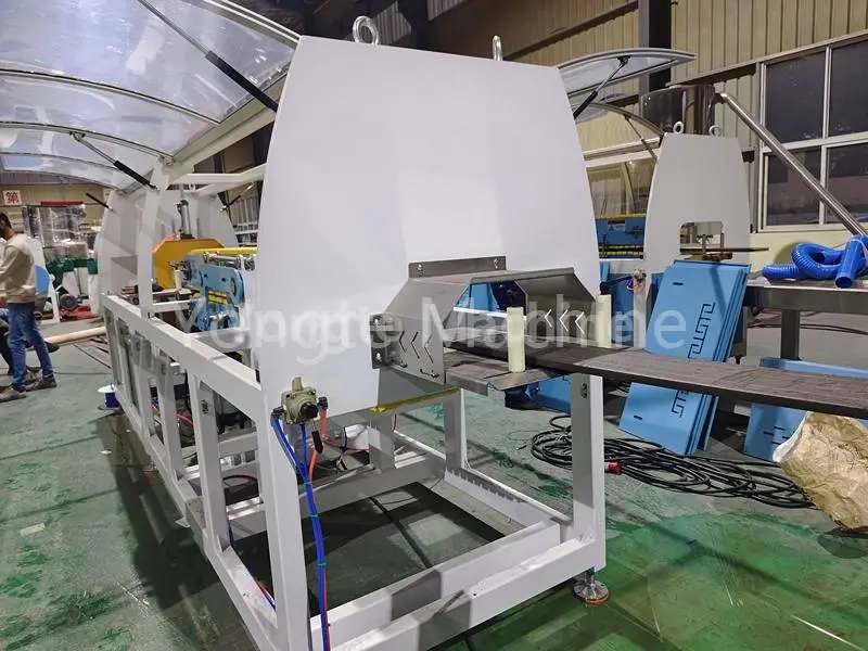 auto cutter of Plastic Lumber Machine