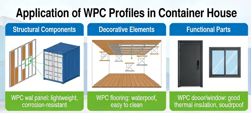 Application of WPC Profiles in Container House Construction