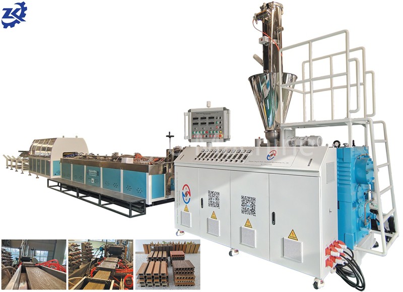WPC profile extrusion line