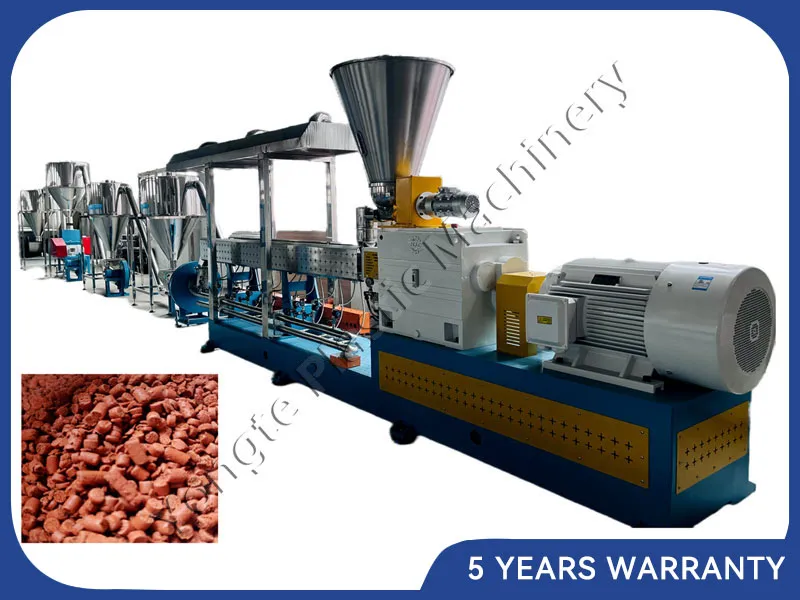 Деревянный пластиковый композит WPC Pelletizing Equipment Machine